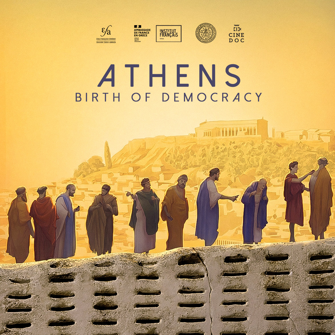 Εκδήλωση προβολής του ντοκιμαντέρ “Athens:  Birth of Democrαcy / Το Λίκνο της Δημοκρατίας”, Τετάρτη, 30 Σεπτεμβρίου και ώρα 17.00, Ανατολική Αίθουσα της Ακαδημίας Αθηνών
